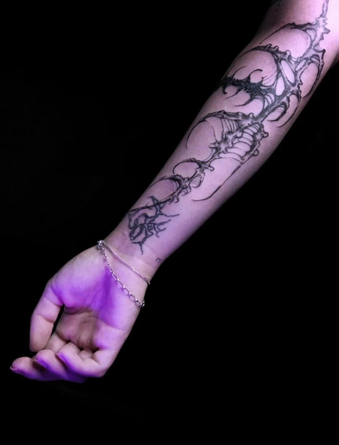 Bio Organic & Tribal and Blackwork tattoo by Liza