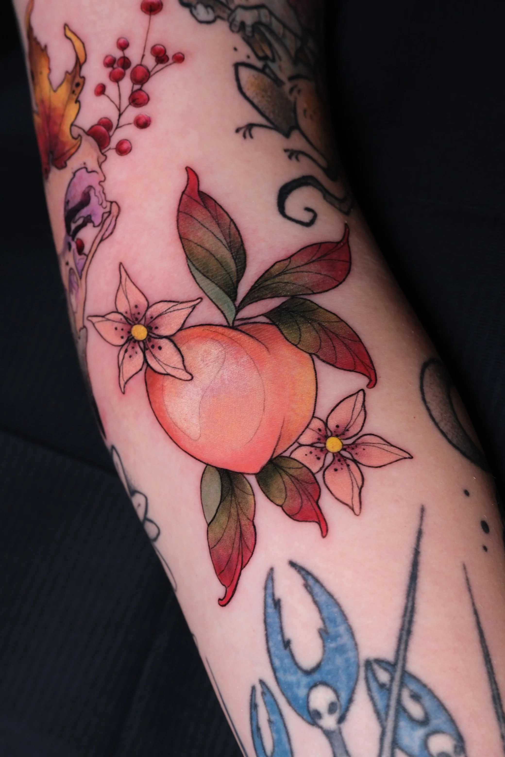 Neo Traditional and Floral & Botanic tattoo by Sera