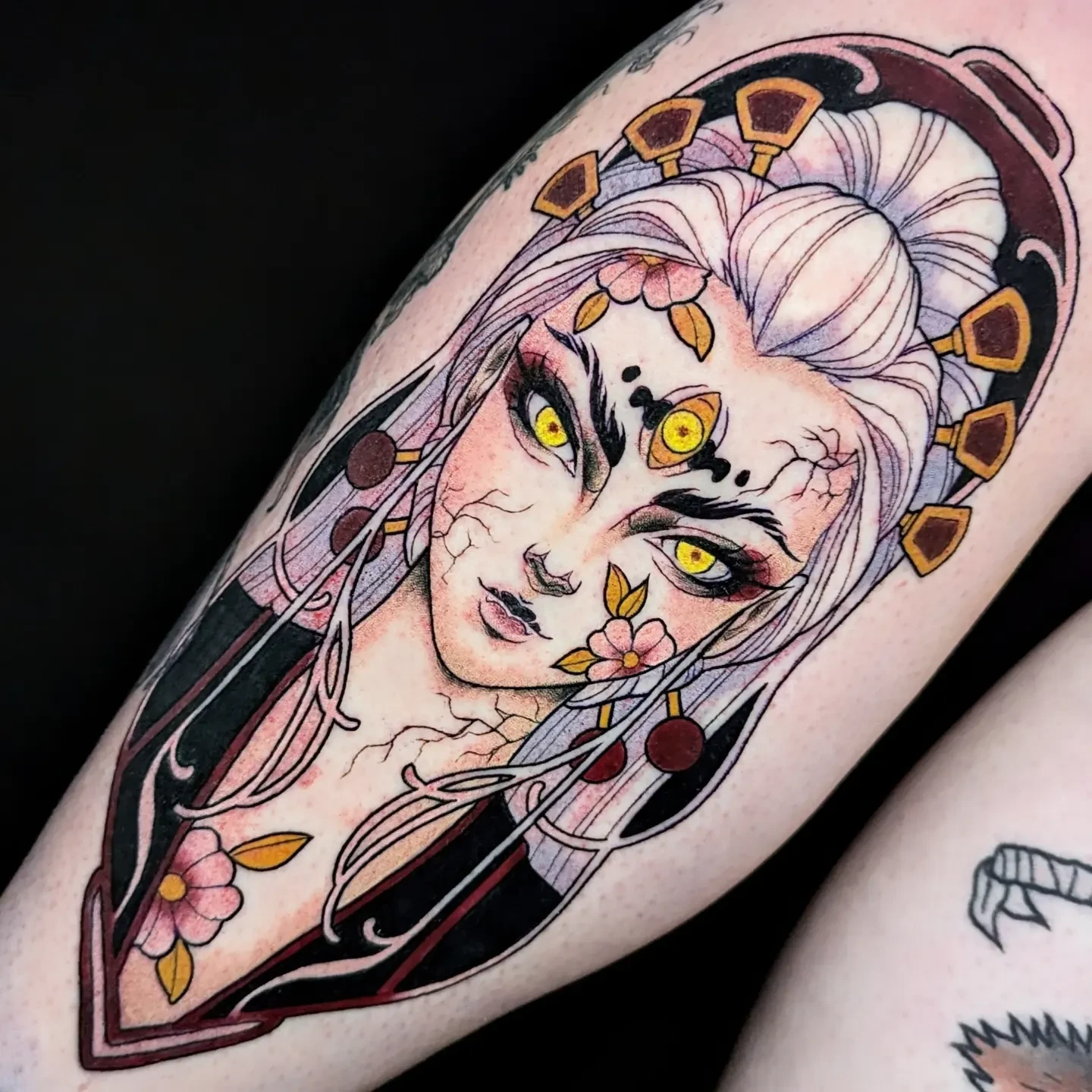 Anime & Manga and Neo Traditional tattoo by Luh