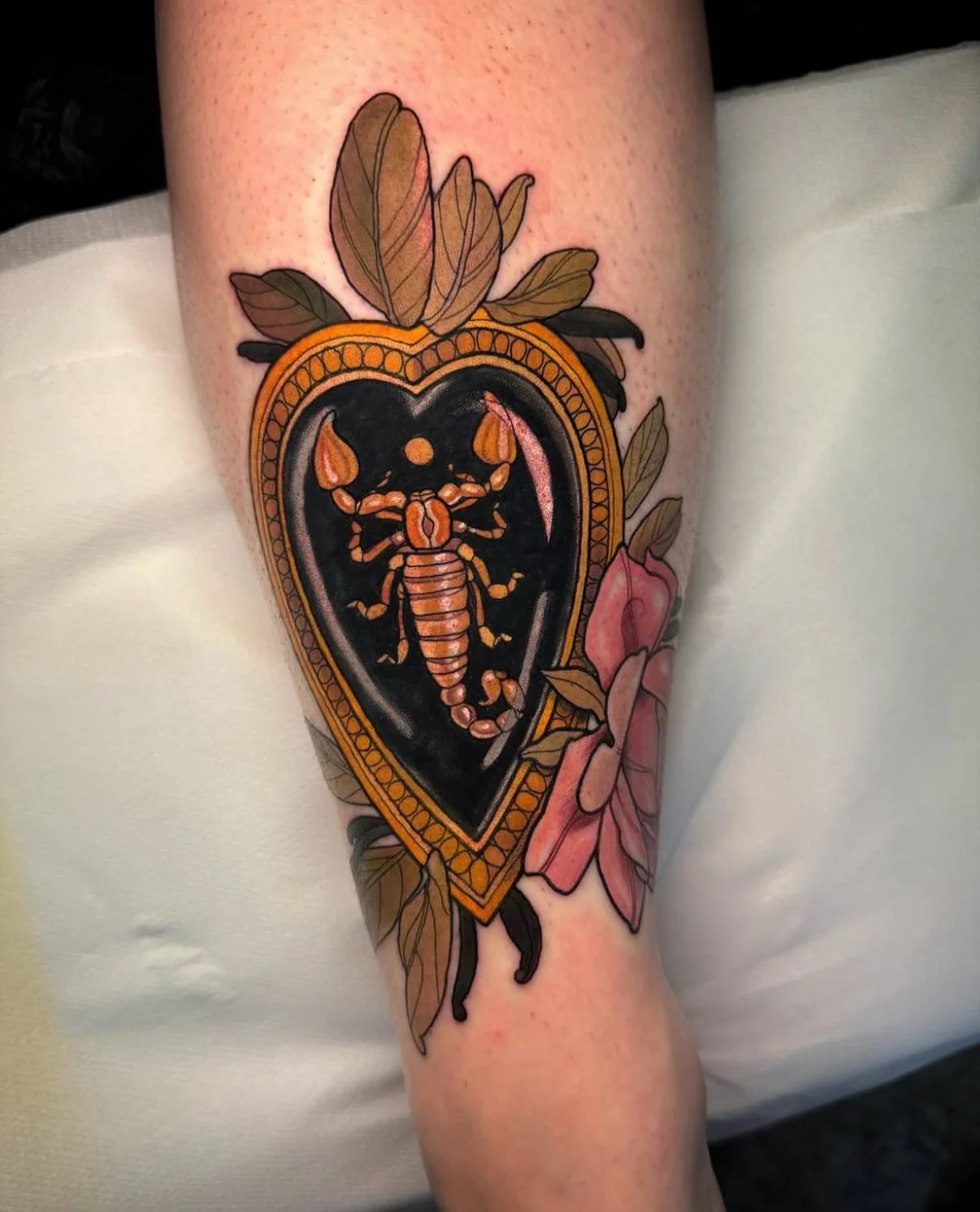 Floral & Botanic, Neo Traditional and Art Nouveau tattoo by Nastia Zlotin