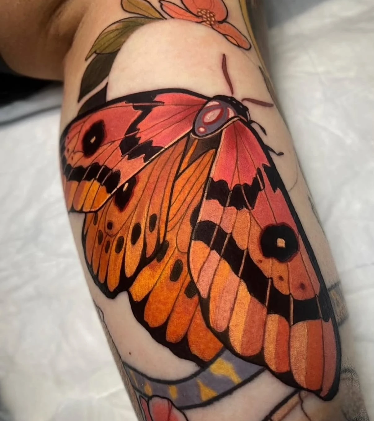 Neo Traditional tattoo by Nastia Zlotin