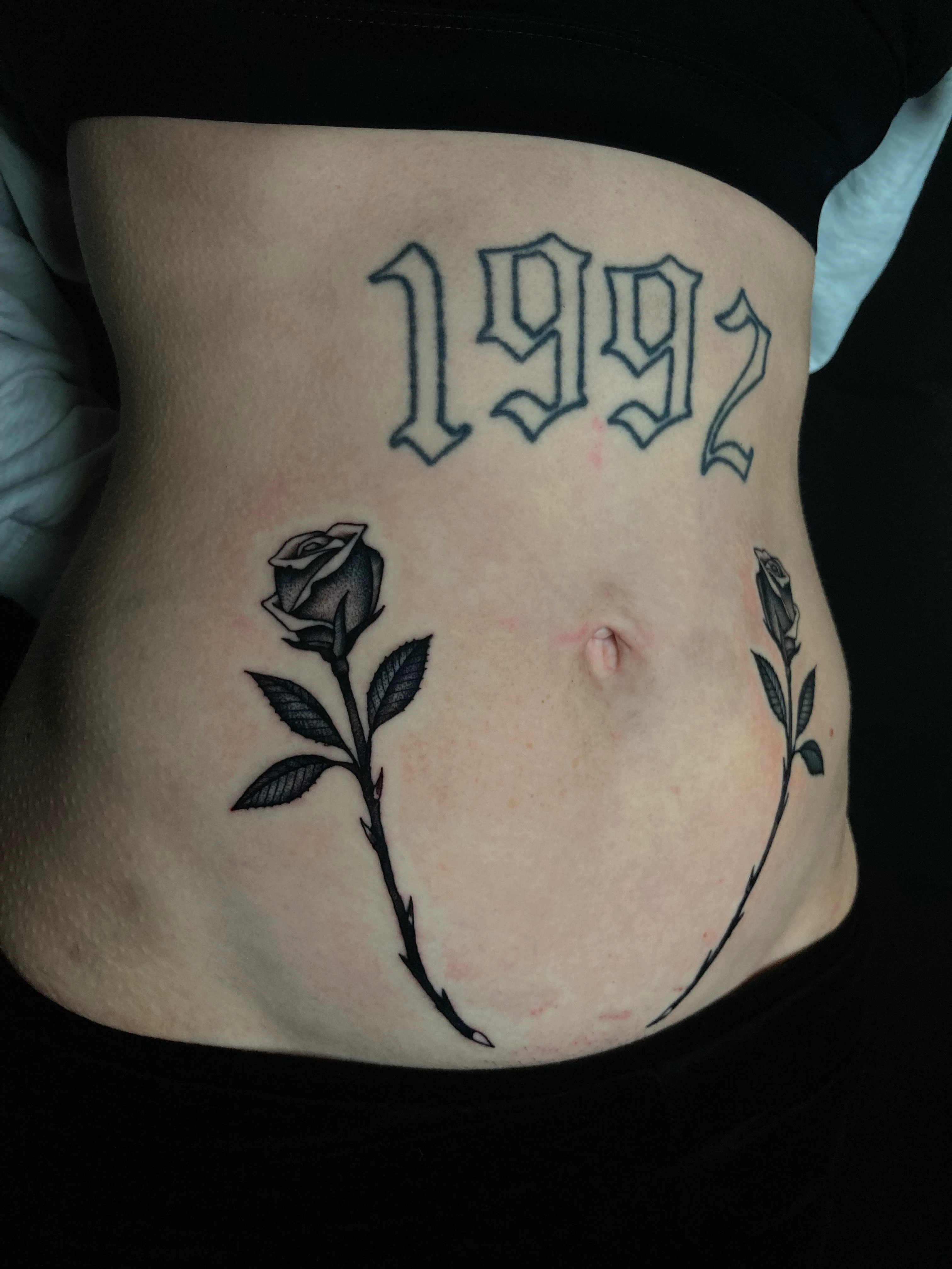 Traditional & Old School, Floral & Botanic and Fineline tattoo by Arseniy