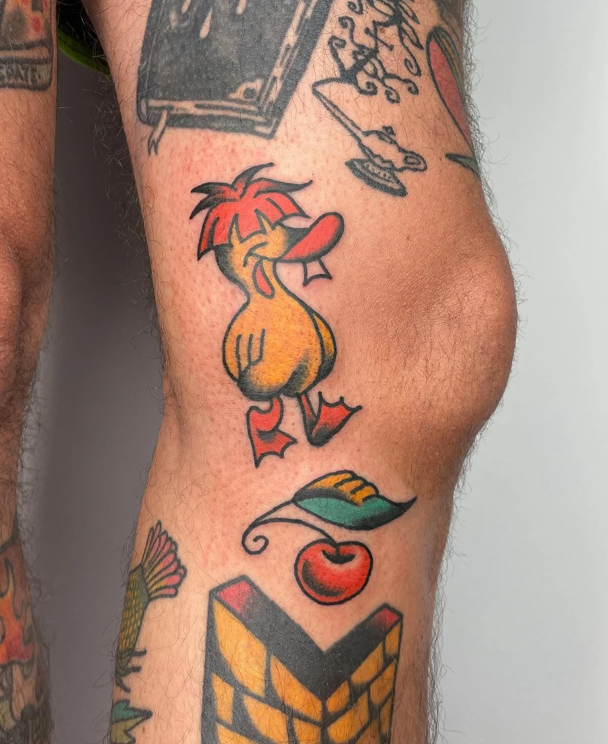 Cartoon and Traditional & Old School tattoo by Alex
