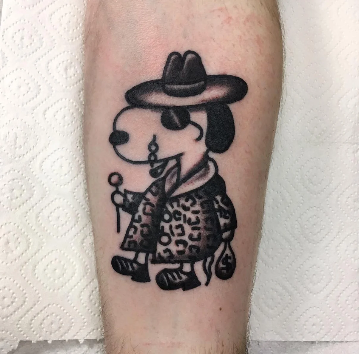 Cartoon and Traditional & Old School tattoo by Alex