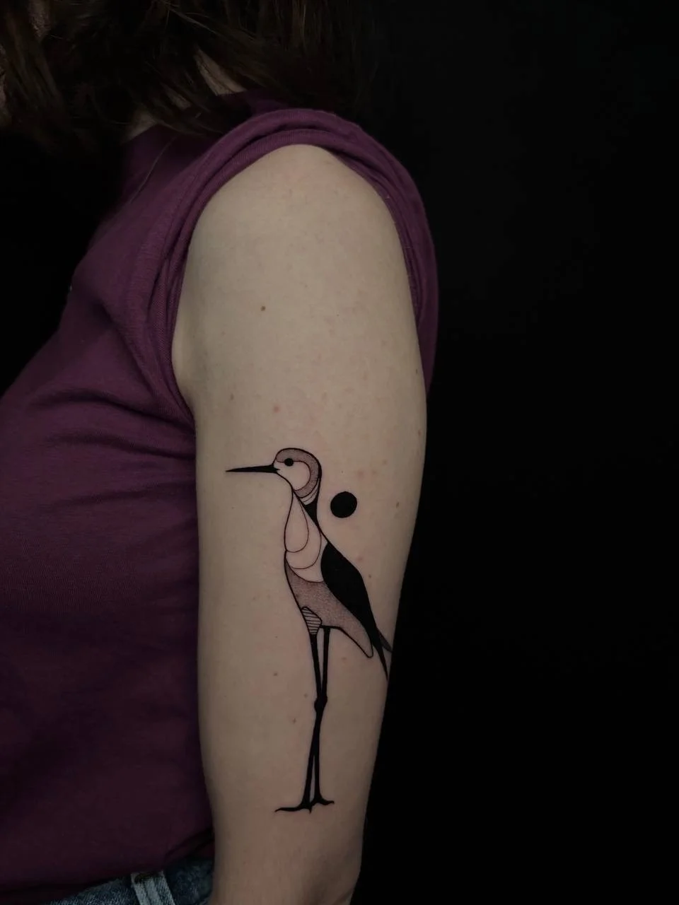 Illustrative and Blackwork tattoo by Bruno Da Mata