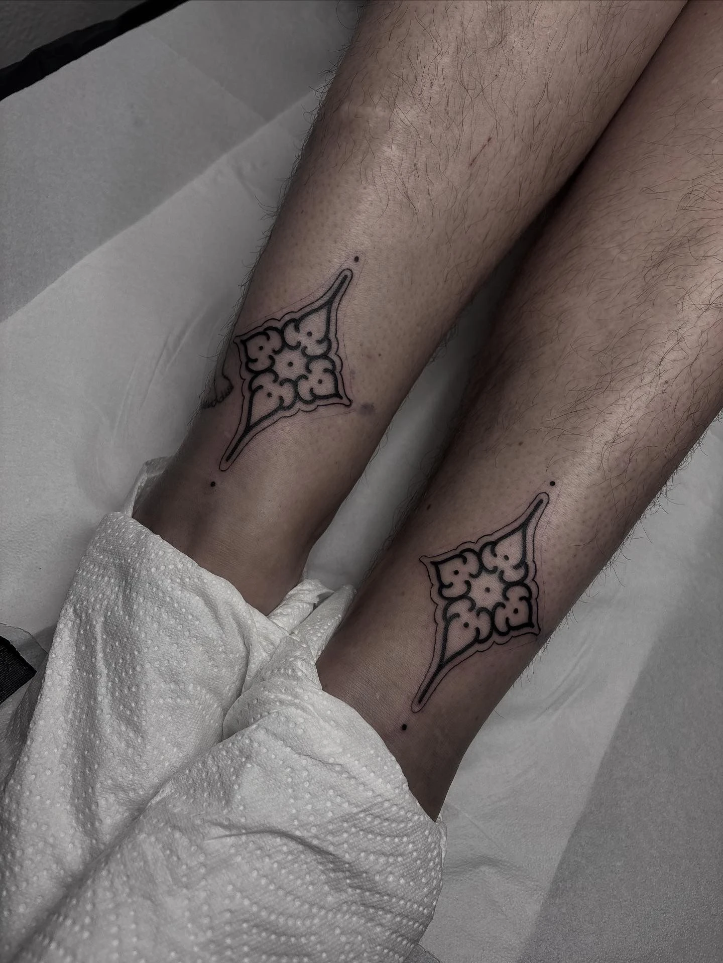 Ornamental and Linework tattoo by Sinah Ra