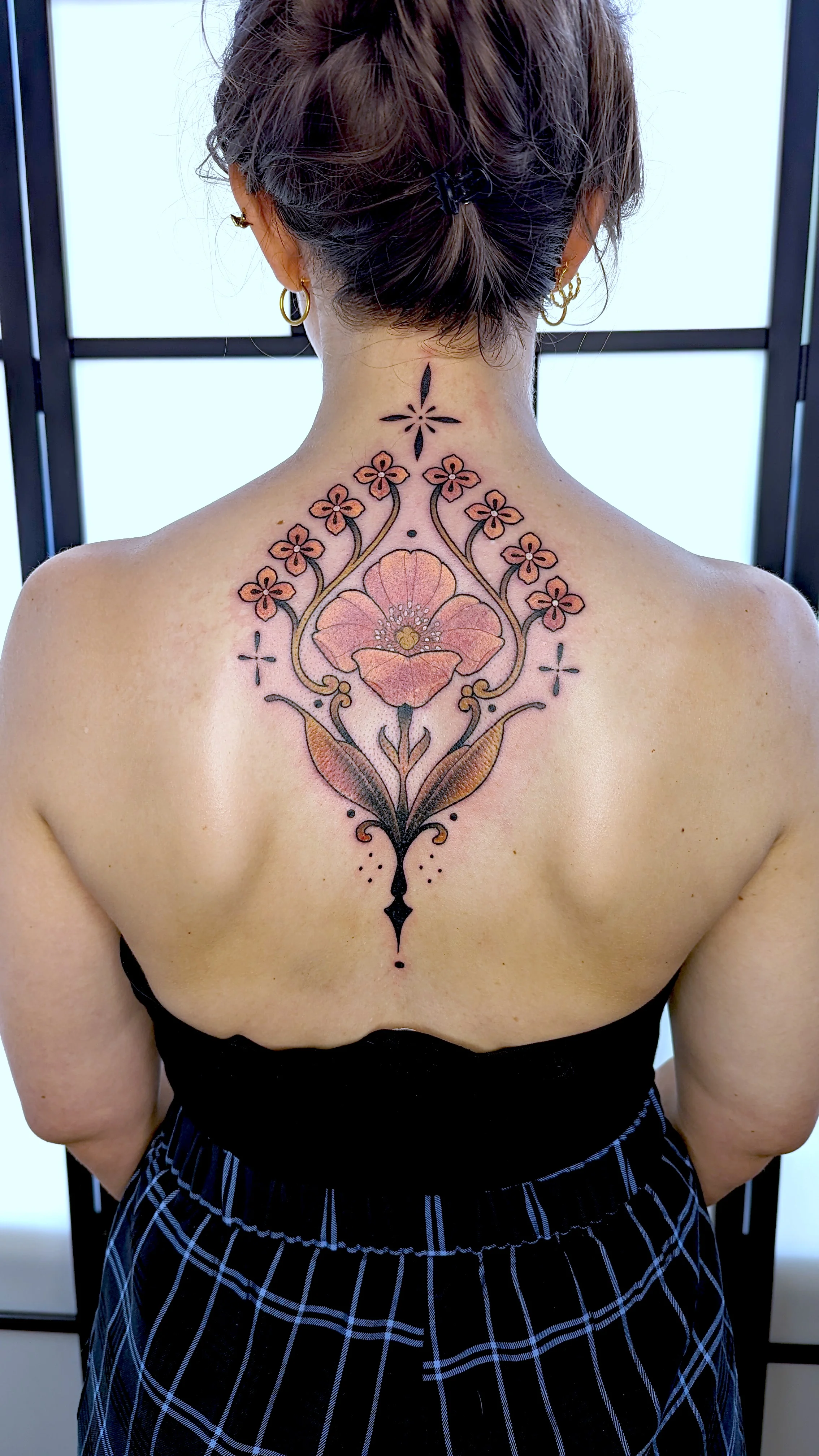 Art Nouveau and Neo Traditional tattoo by Luh