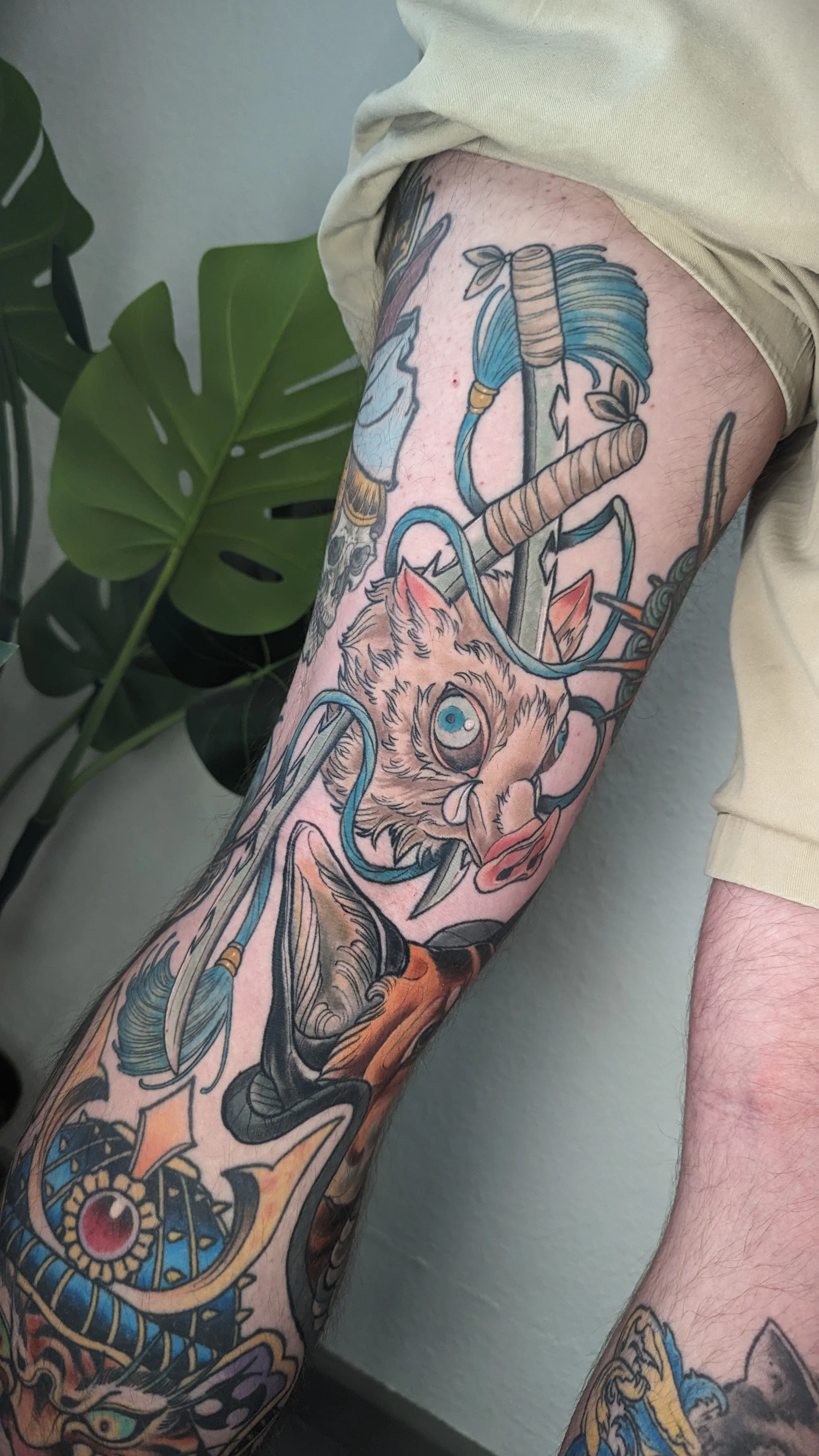 Anime & Manga and Neo Traditional tattoo by Luh