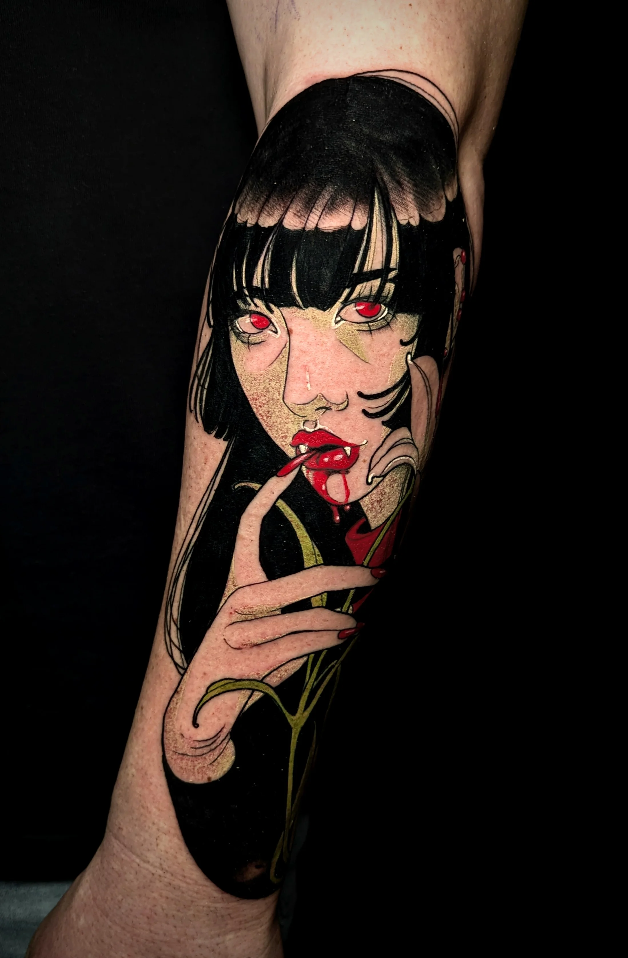 Anime & Manga and Neo Traditional tattoo by Luh