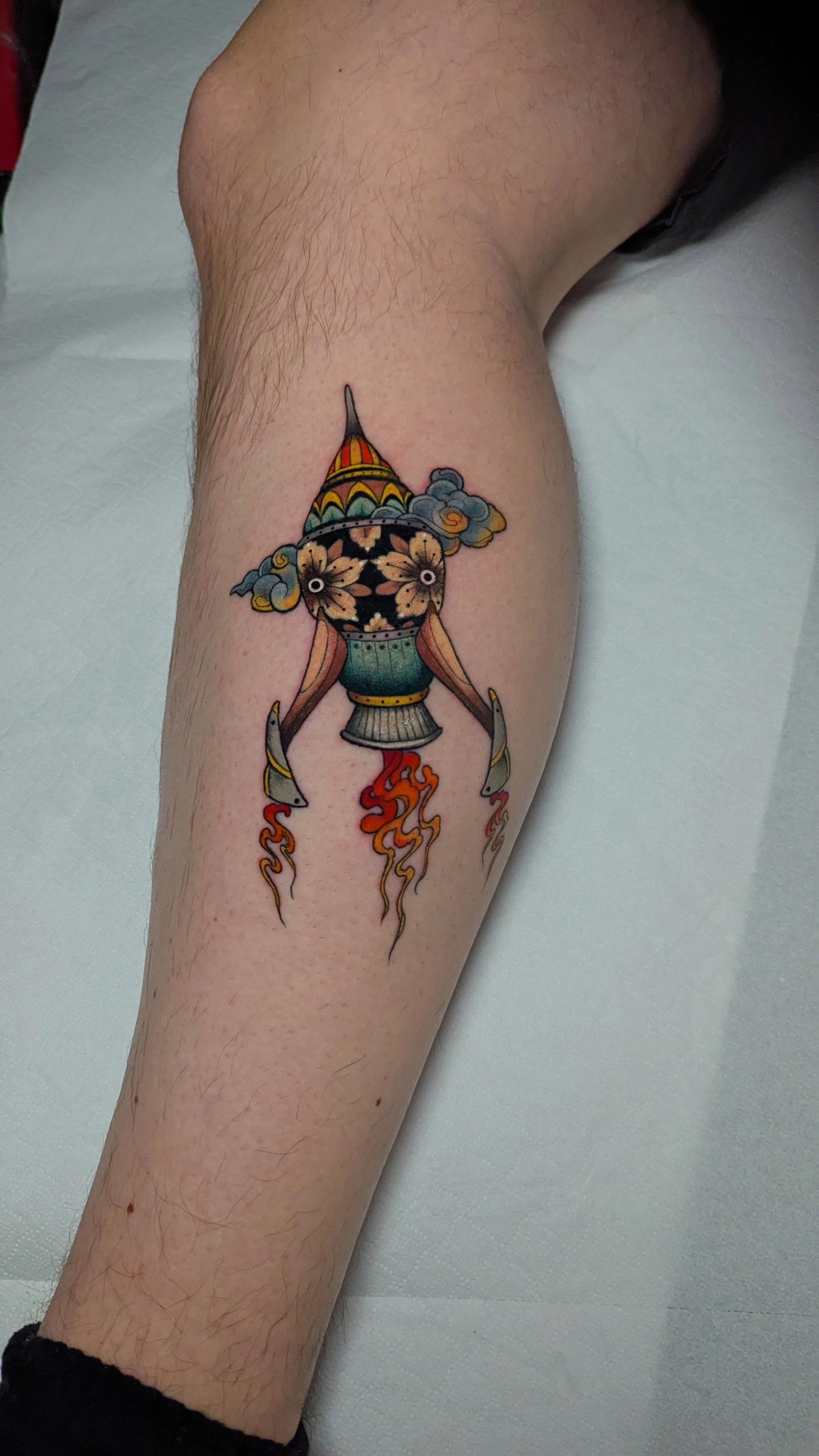 Illustrative and Neo Traditional tattoo by Sera