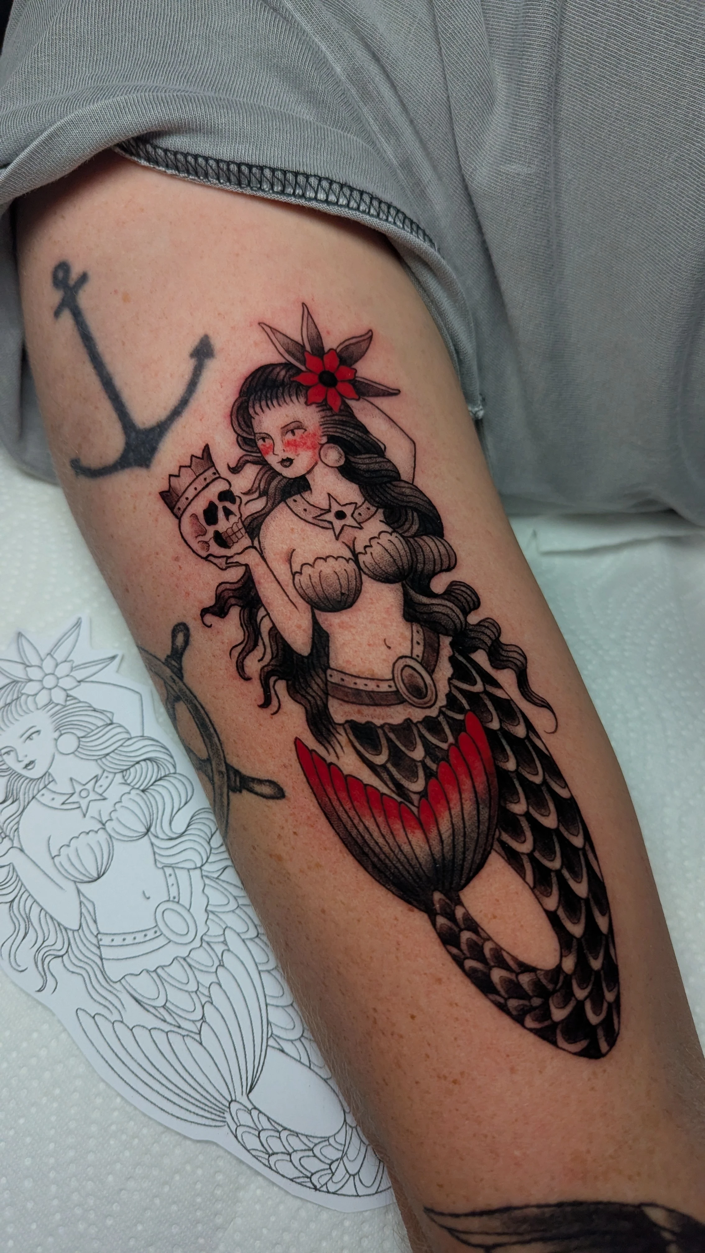 Traditional & Old School tattoo by Sera