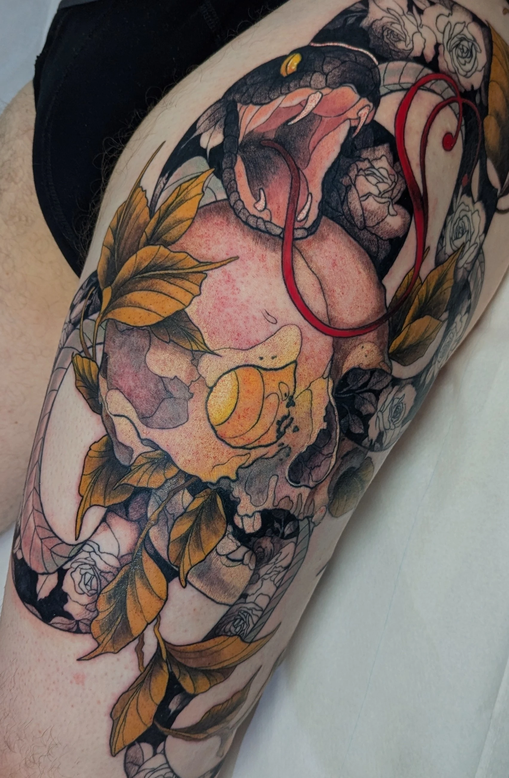 Neo Traditional tattoo by Sera