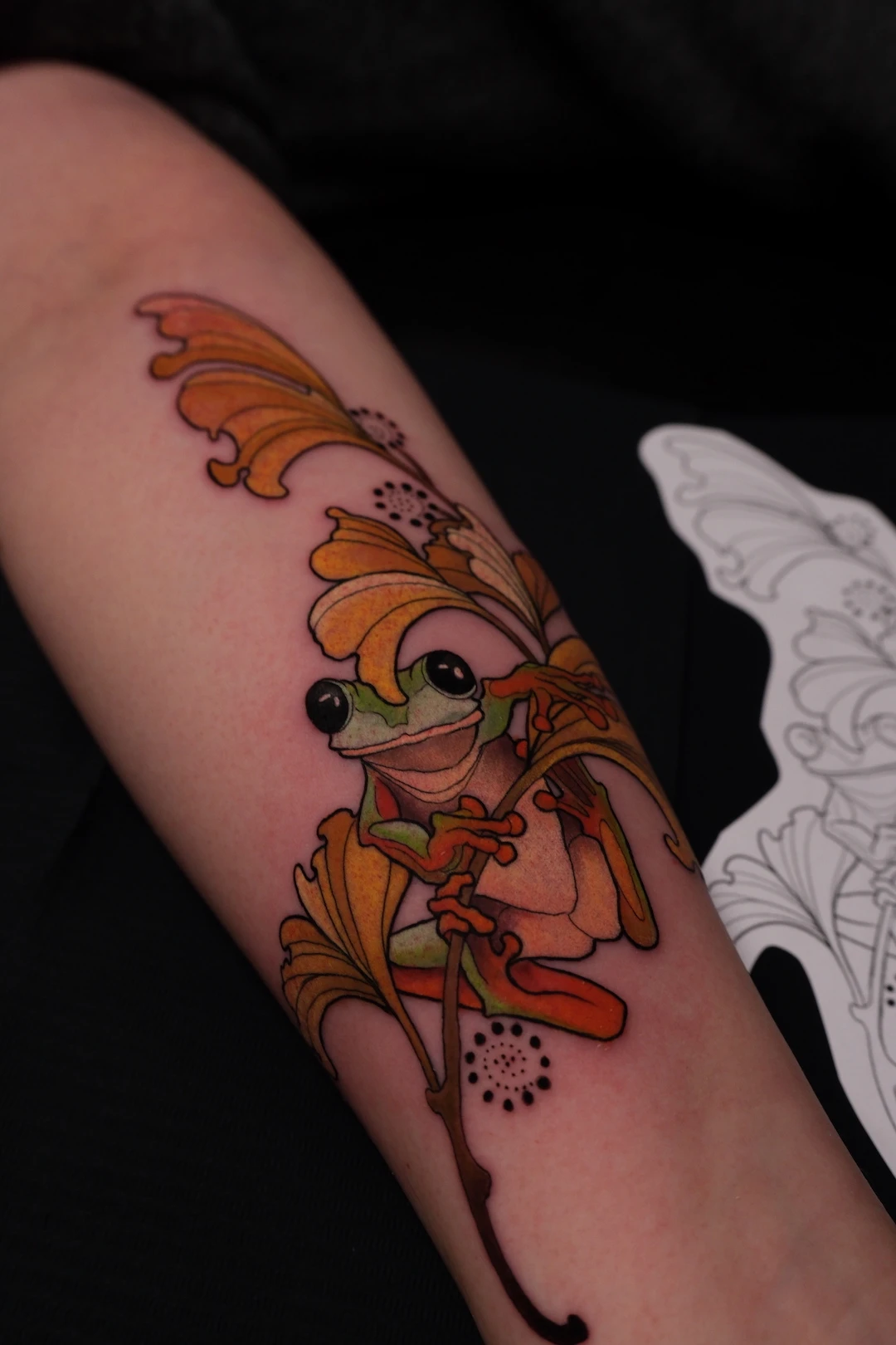 Neo Traditional tattoo by Sera