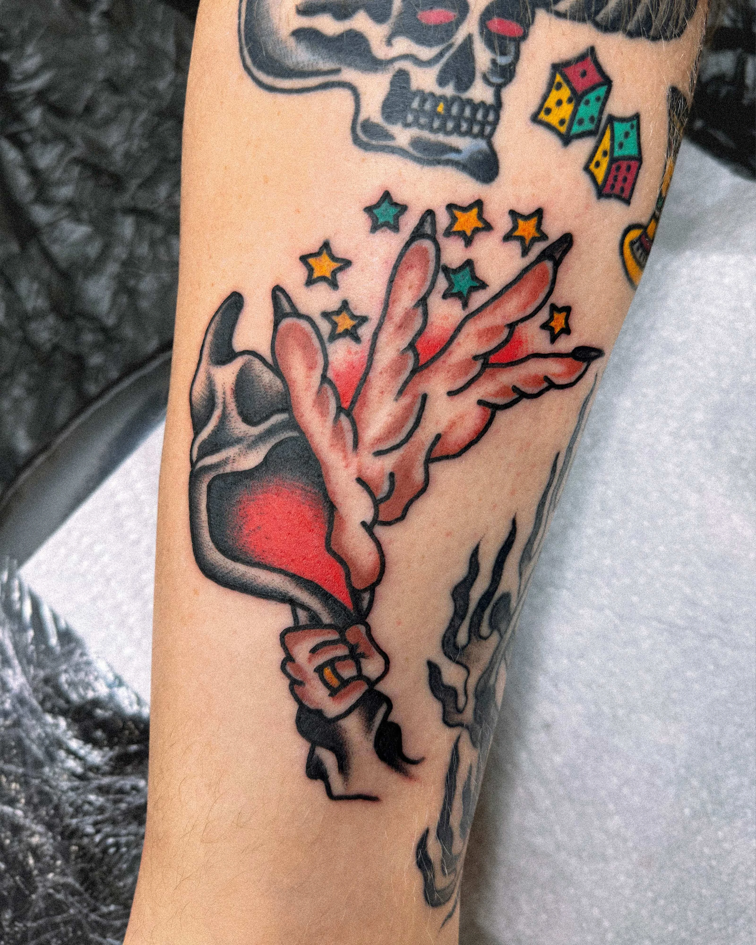 Traditional & Old School tattoo by Alex