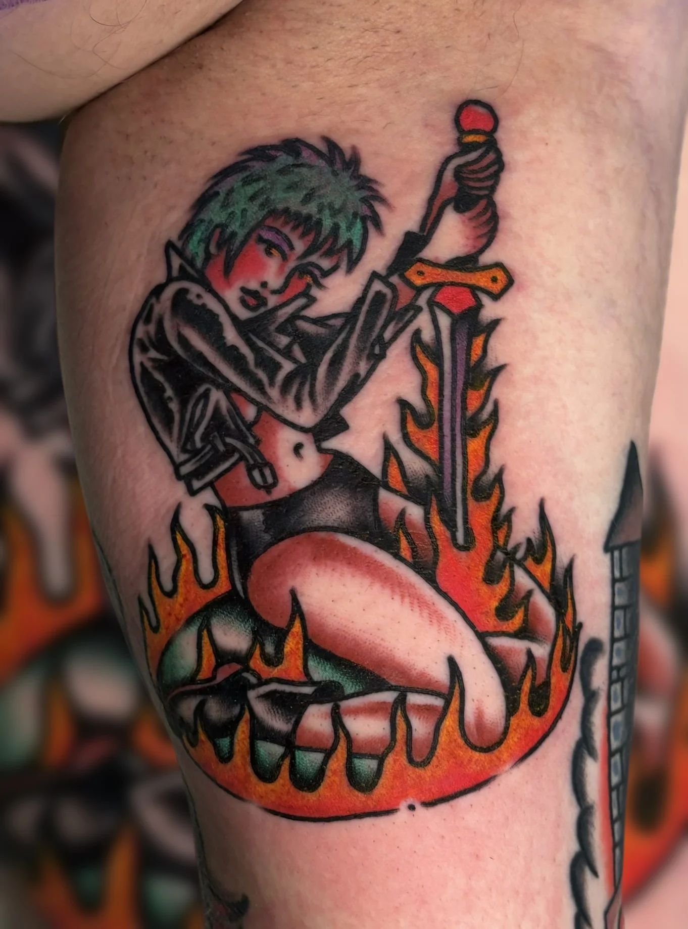 Traditional & Old School tattoo by Arseniy