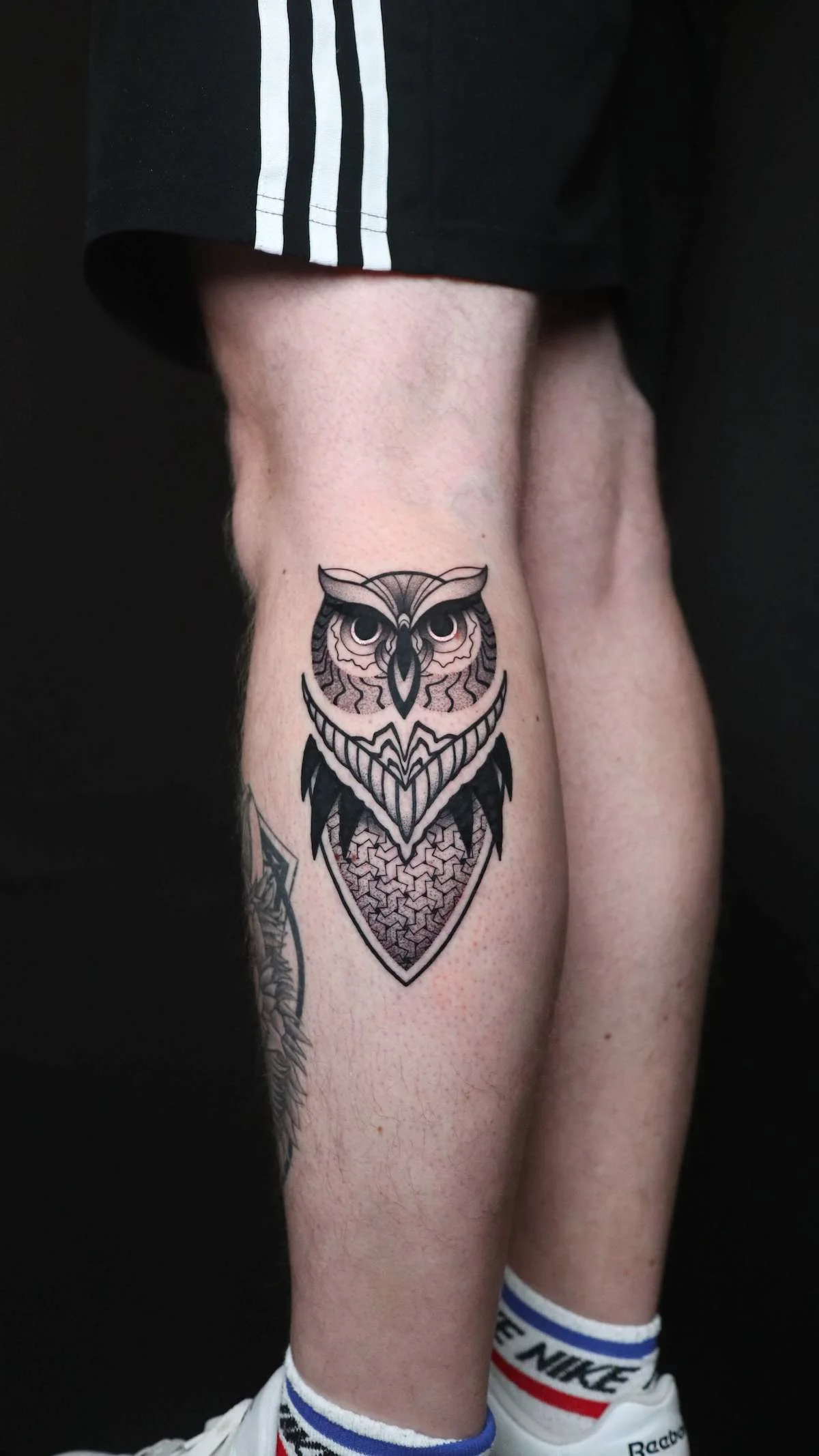 Blackwork, Surrealism and Dotwork tattoo by Ed Zlotin