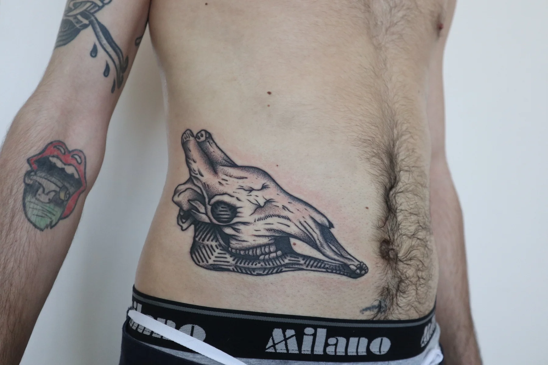 Blackwork and Dotwork tattoo by Ed Zlotin