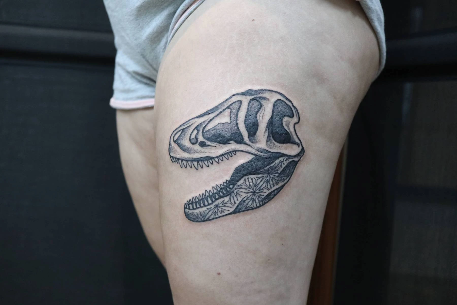 Blackwork and Dotwork tattoo by Ed Zlotin