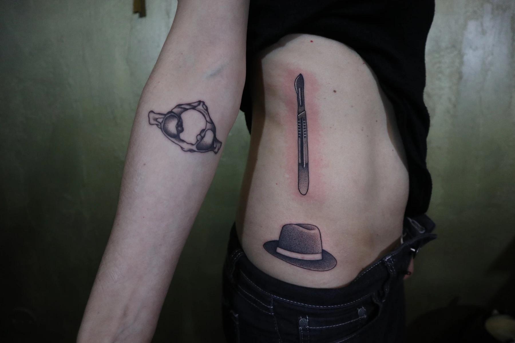 Blackwork and Dotwork tattoo by Ed Zlotin