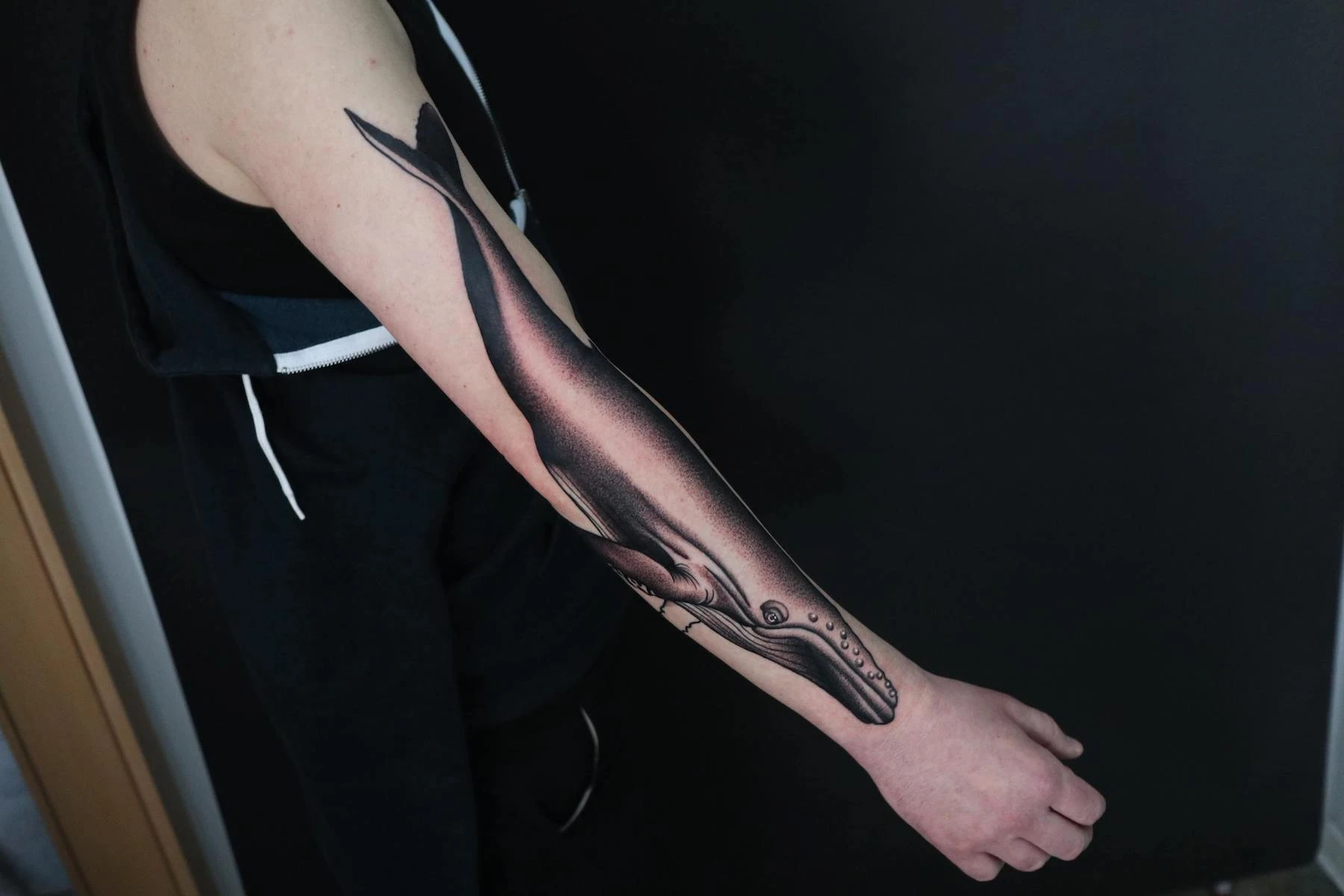 Blackwork and Dotwork tattoo by Ed Zlotin