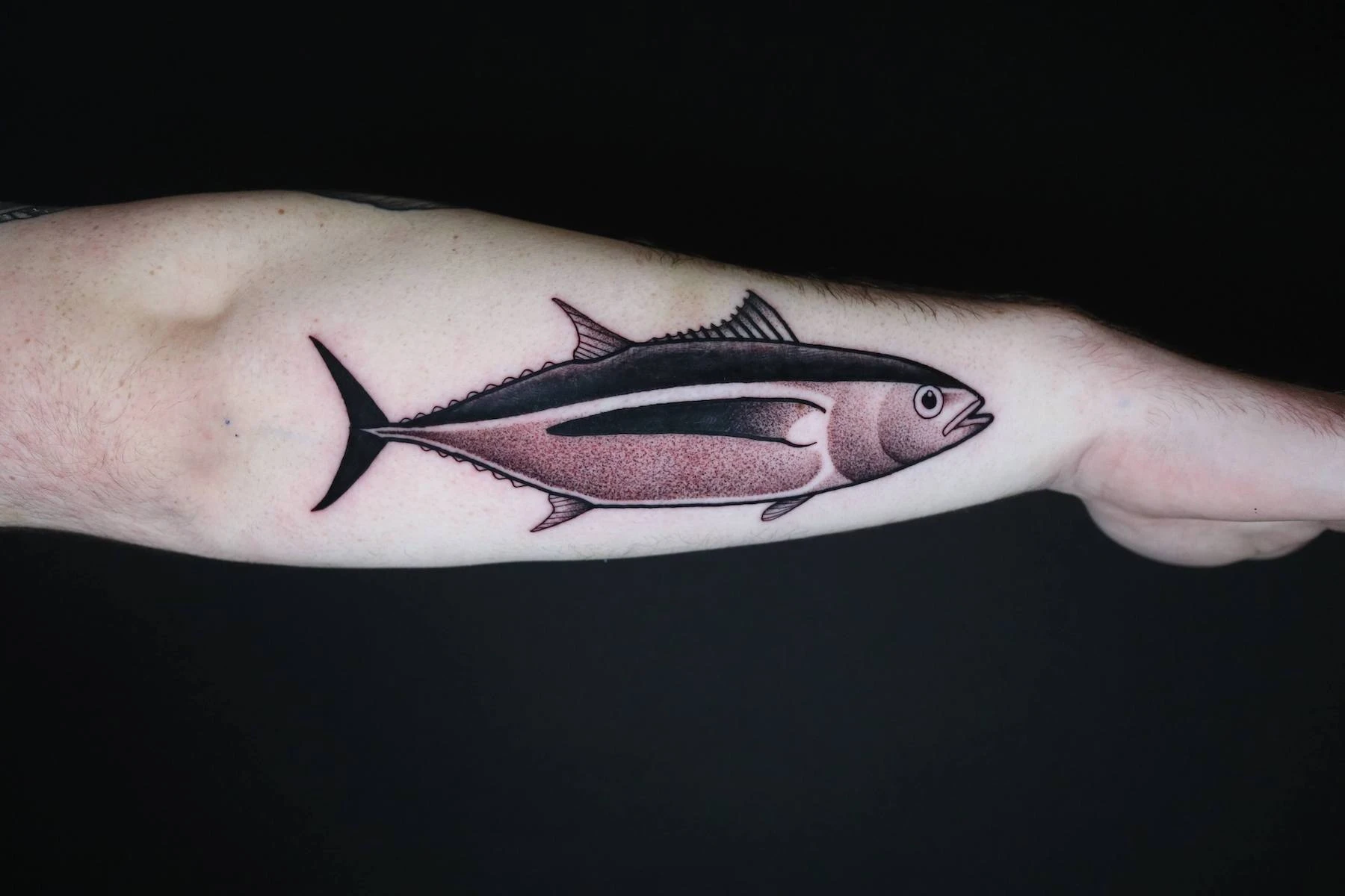 Blackwork, Illustrative and Dotwork tattoo by Ed Zlotin