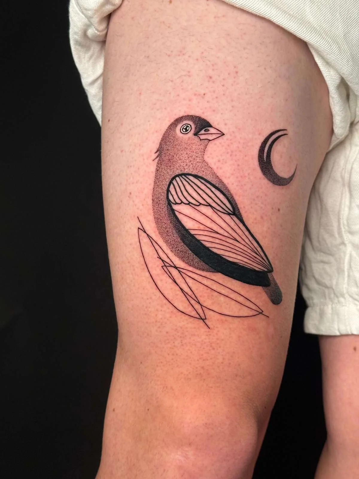 Blackwork and Dotwork tattoo by Ed Zlotin