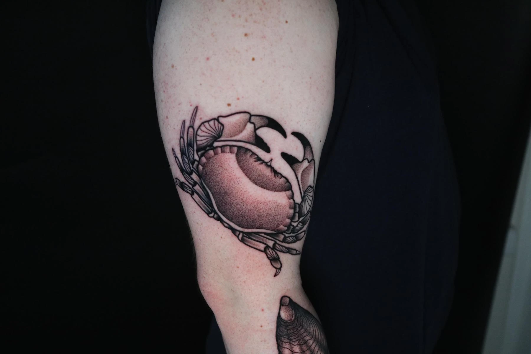 Blackwork and Dotwork tattoo by Ed Zlotin