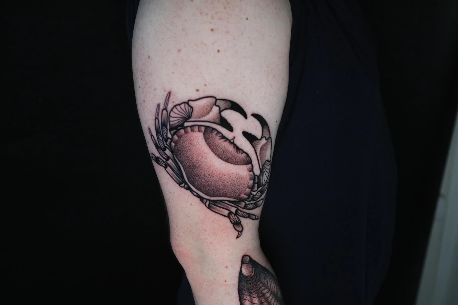 Blackwork and Dotwork tattoo by Ed Zlotin