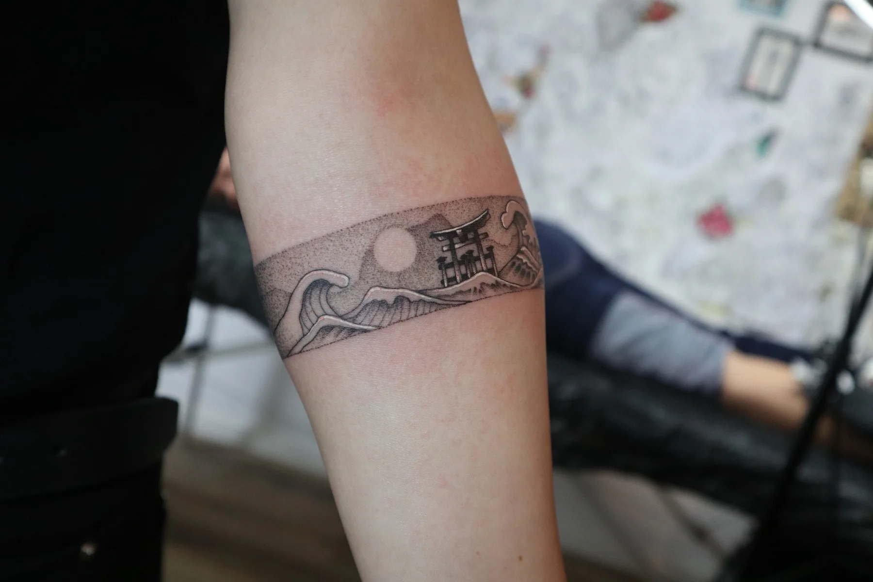 Dotwork and Fineline tattoo by Ed Zlotin