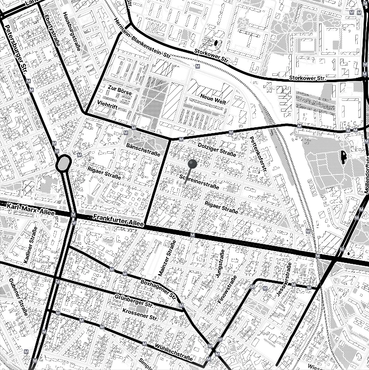 Map of High Contrast Tattoo studio location