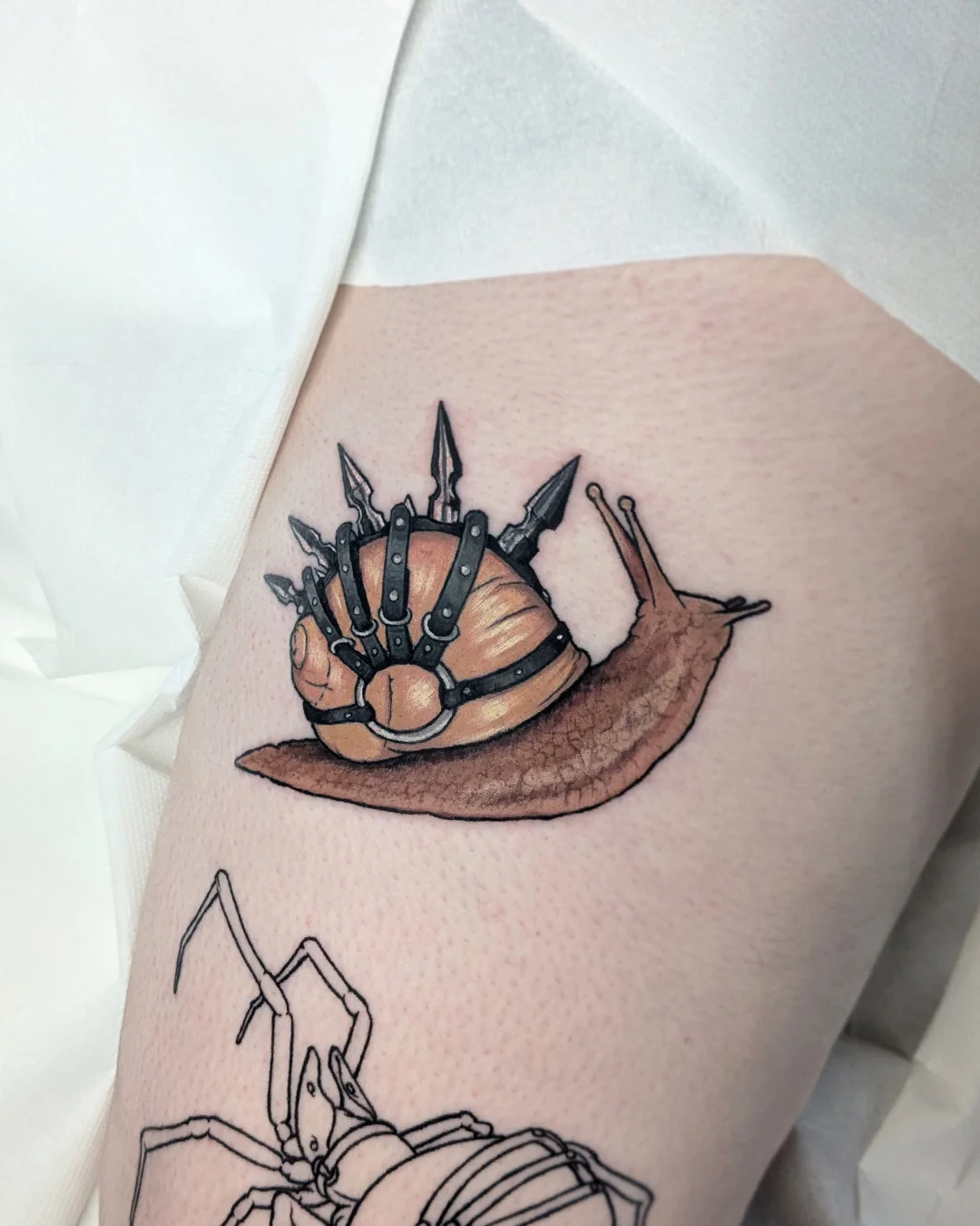 Illustrative tattoo by Zohar